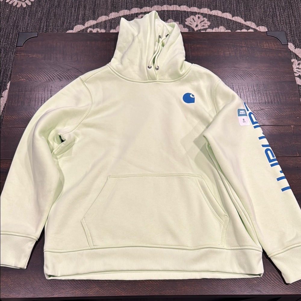 Women’s Carhartt green relaxed fit hoodie